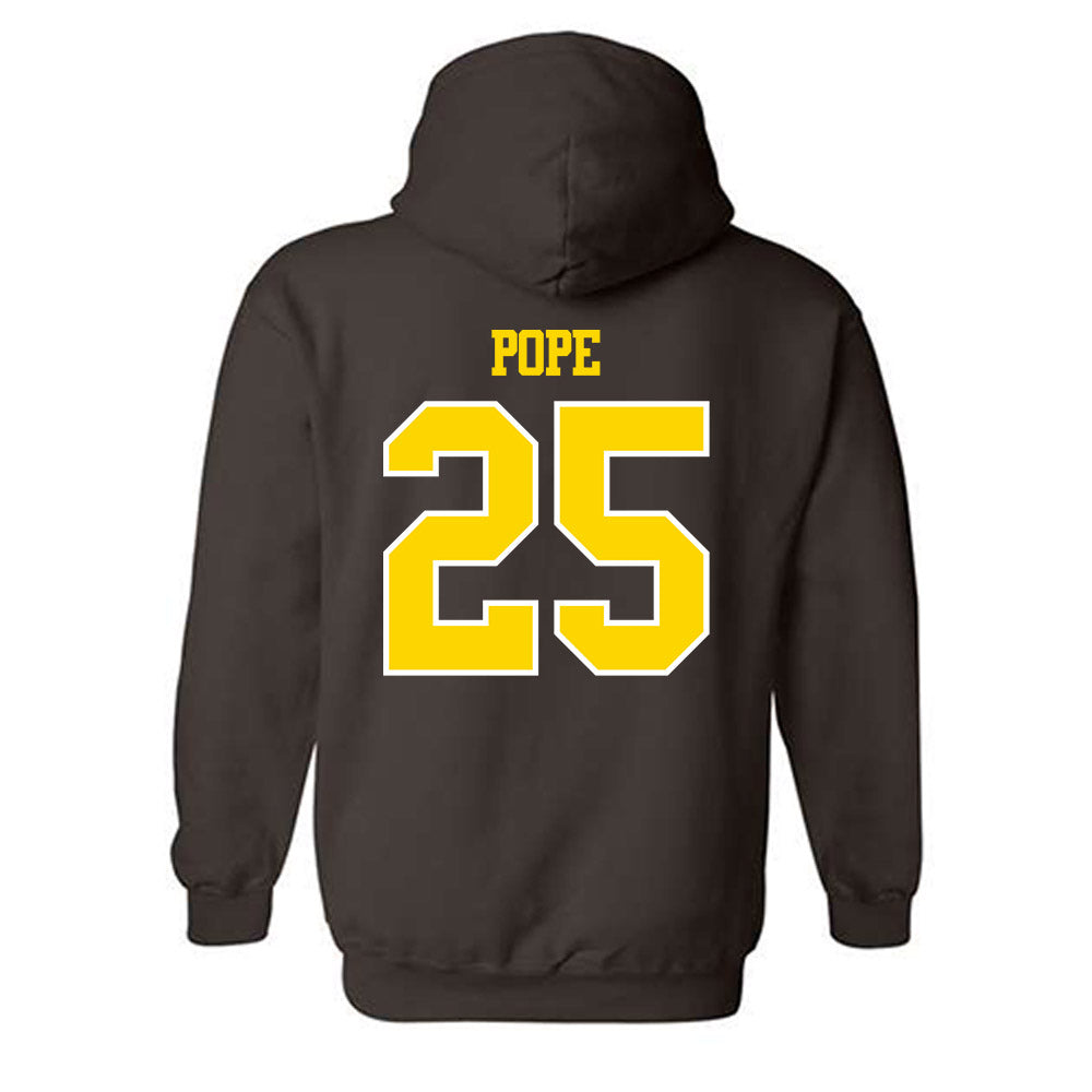 Western Michigan - NCAA Football : Joey Pope - Classic Shersey Hooded Sweatshirt-1