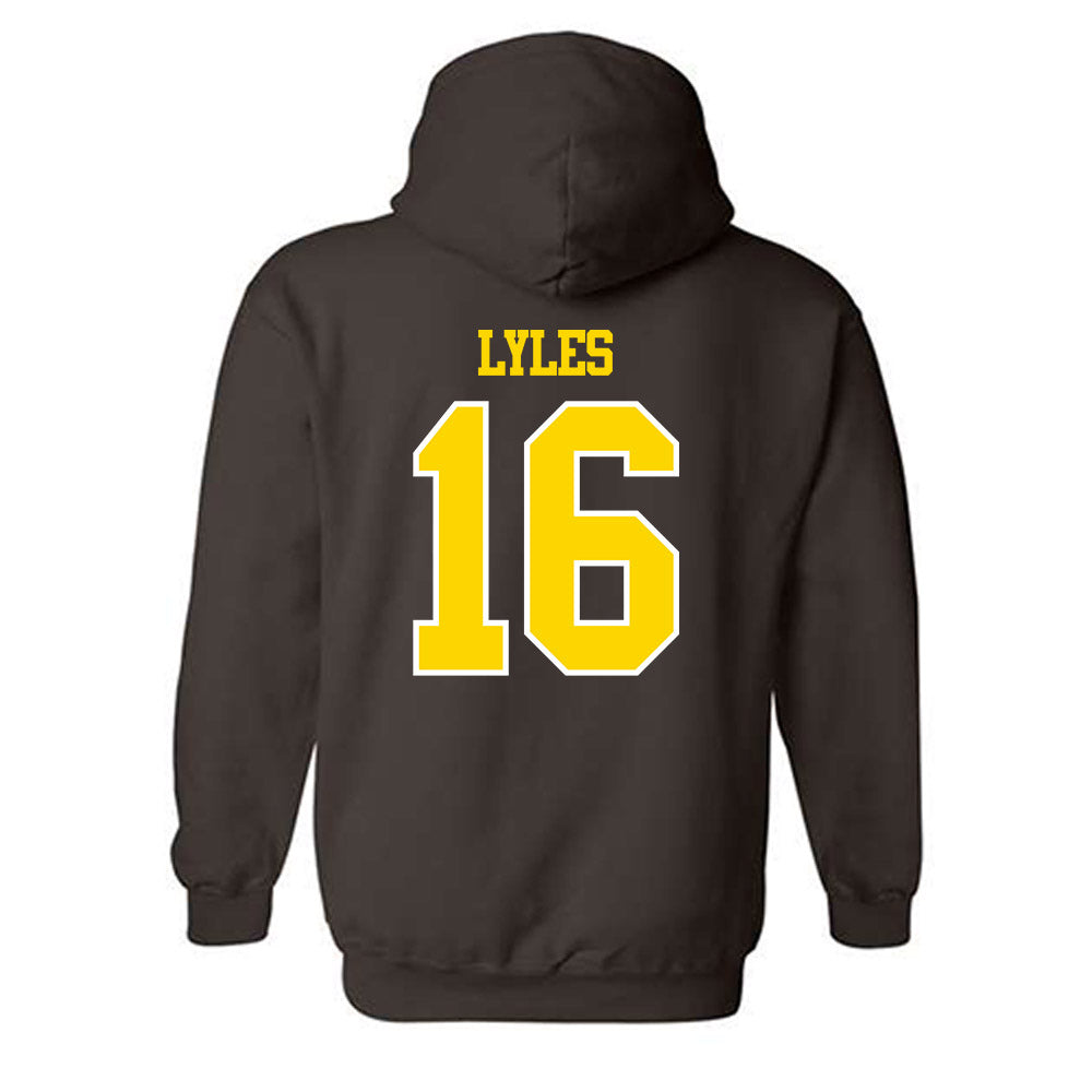 Western Michigan - NCAA Football : Jaden Lyles - Classic Shersey Hooded Sweatshirt-1