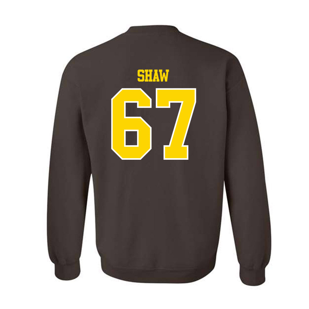Western Michigan - NCAA Football : Trevor Shaw - Classic Shersey Crewneck Sweatshirt-1