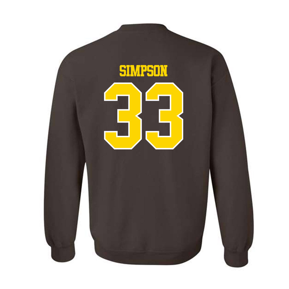 Western Michigan - NCAA Women's Soccer : Ella Simpson - Classic Shersey Crewneck Sweatshirt-1