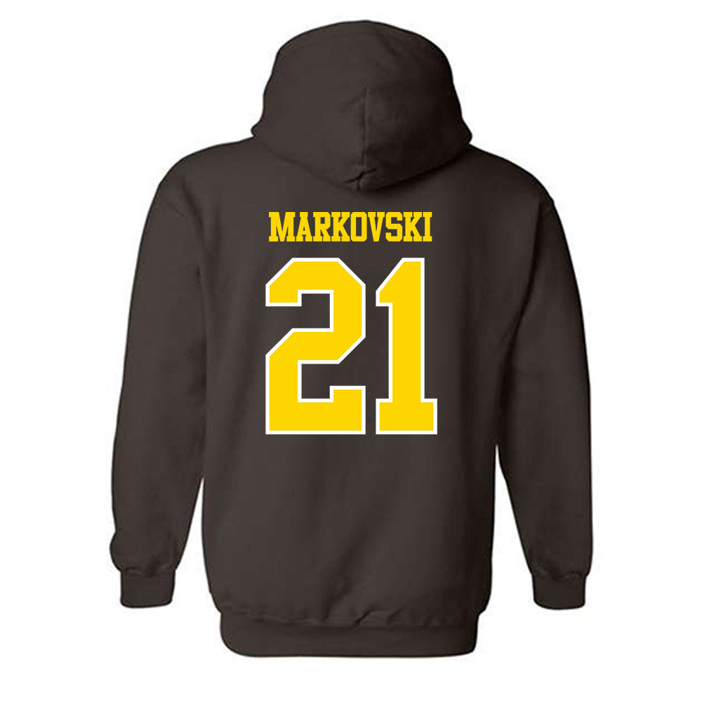 Western Michigan - NCAA Men's Soccer : Alek Markovski - Classic Shersey Hooded Sweatshirt-1