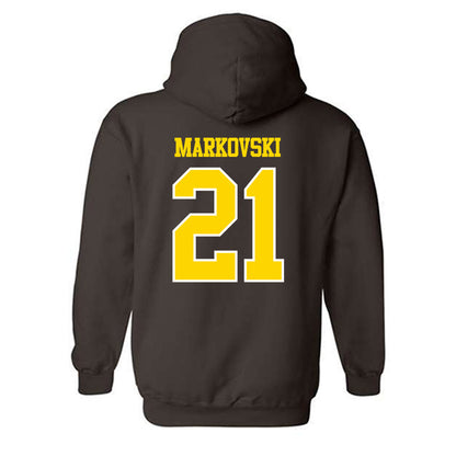 Western Michigan - NCAA Men's Soccer : Alek Markovski - Classic Shersey Hooded Sweatshirt-1