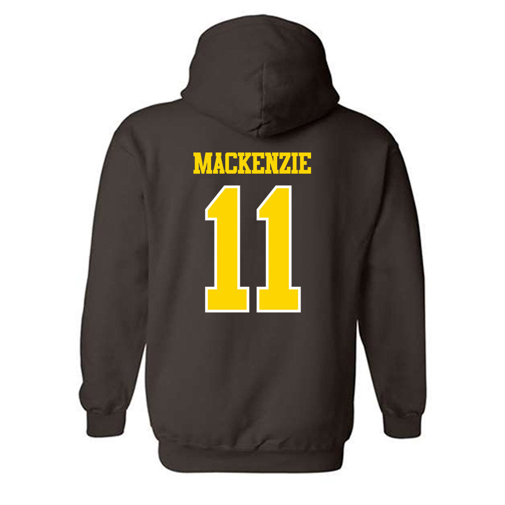 Western Michigan - NCAA Men's Ice Hockey : Tyler MacKenzie - Classic Shersey Hooded Sweatshirt-1