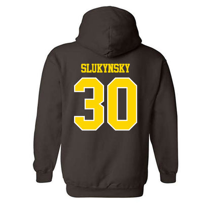 Western Michigan - NCAA Men's Ice Hockey : Hampton Slukynsky - Classic Shersey Hooded Sweatshirt-1