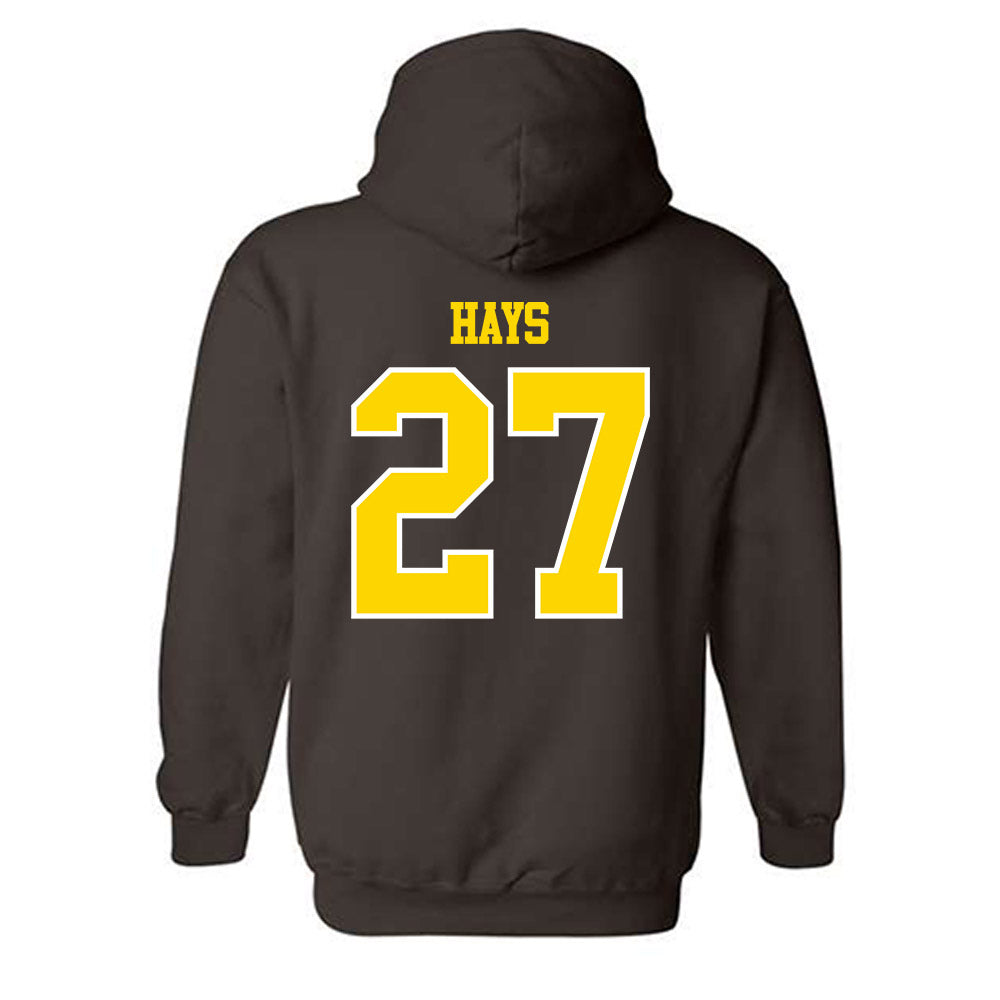 Western Michigan - NCAA Football : JR Hays - Classic Shersey Hooded Sweatshirt