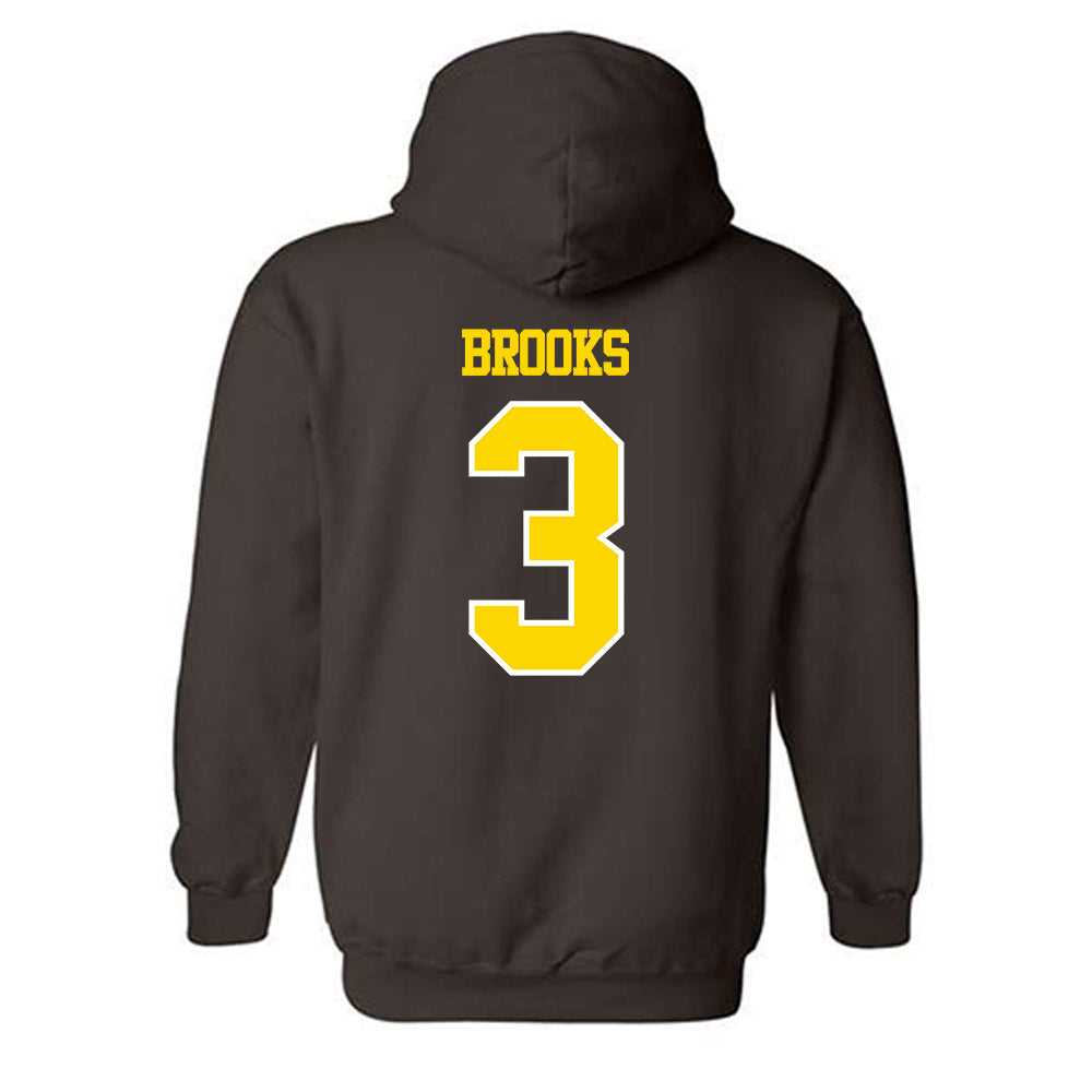 Western Michigan - NCAA Football : Baylin Brooks - Classic Shersey Hooded Sweatshirt-1