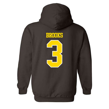 Western Michigan - NCAA Football : Baylin Brooks - Classic Shersey Hooded Sweatshirt-1