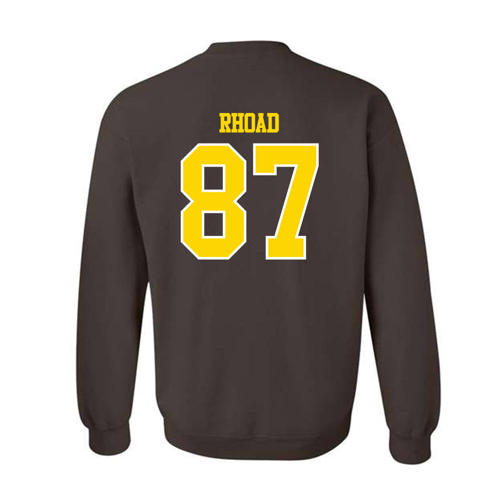 Western Michigan - NCAA Football : Brady Rhoad - Classic Shersey Crewneck Sweatshirt-1