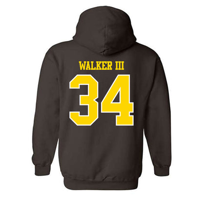 Western Michigan - NCAA Football : Versie Walker III - Classic Shersey Hooded Sweatshirt-1