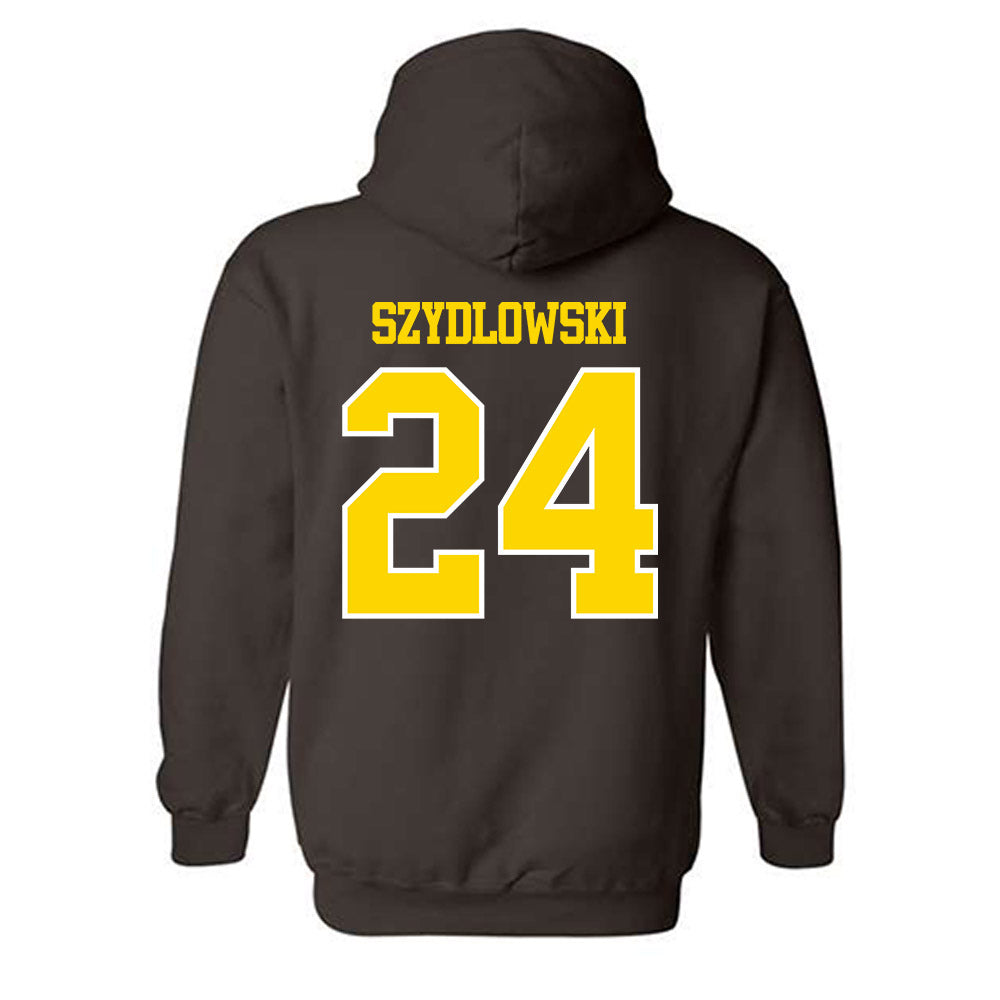 Western Michigan - NCAA Men's Ice Hockey : Garrett Szydlowski - Classic Shersey Hooded Sweatshirt-1