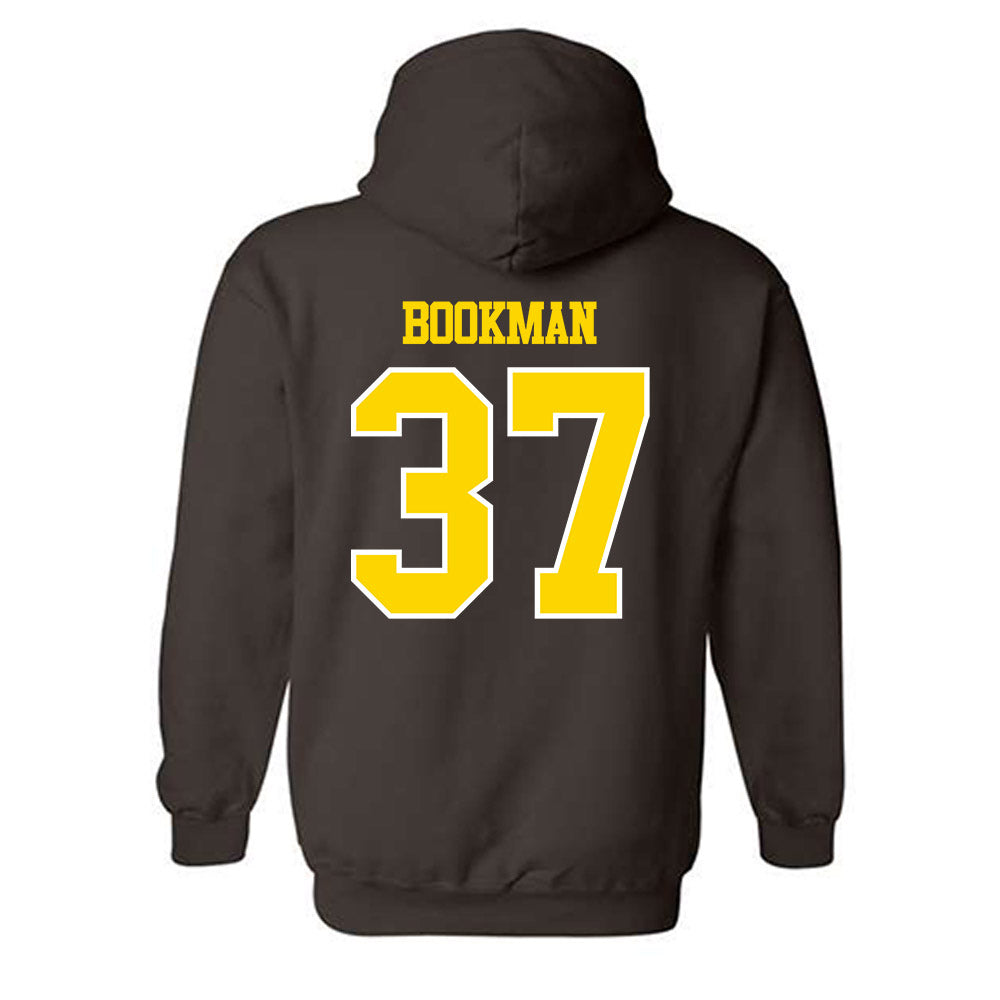 Western Michigan - NCAA Men's Ice Hockey : Zach Bookman - Classic Shersey Hooded Sweatshirt-1