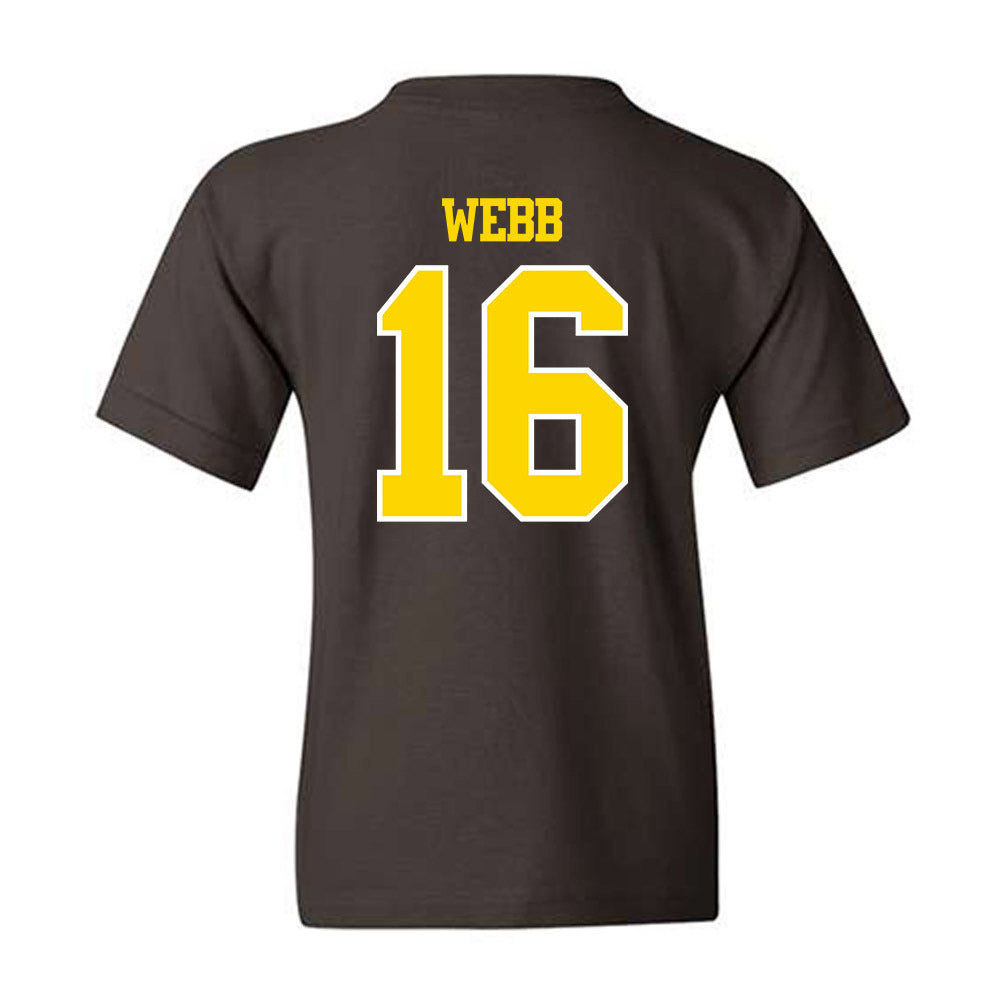 Western Michigan - NCAA Football : Corey Webb - Classic Shersey Youth T-Shirt-1