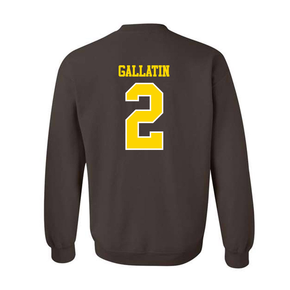Western Michigan - NCAA Men's Ice Hockey : Grady Gallatin - Classic Shersey Crewneck Sweatshirt-1