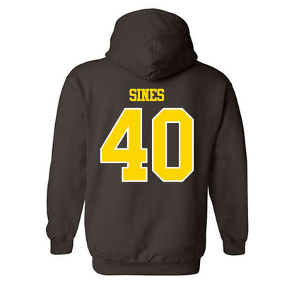 Western Michigan - NCAA Football : Nathan Sines - Classic Shersey Hooded Sweatshirt-1