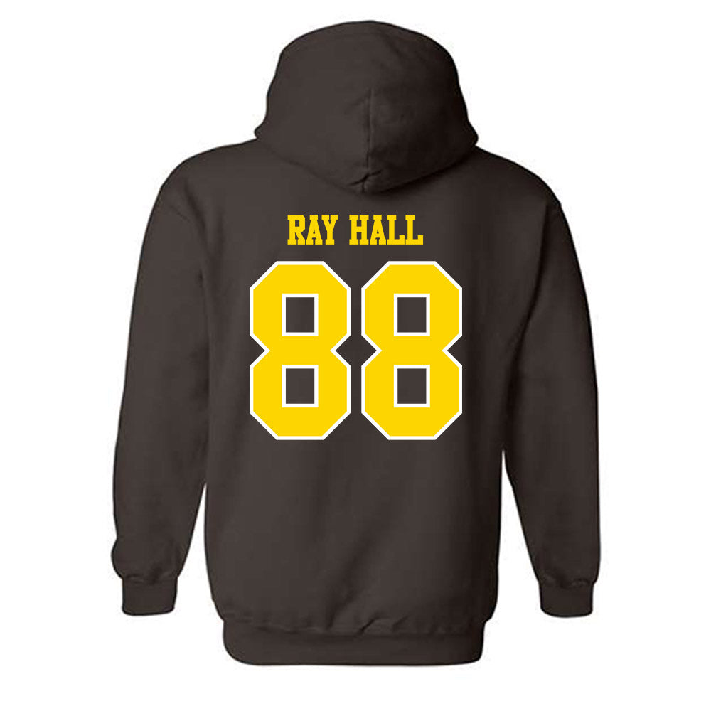 Western Michigan - NCAA Football : Don Ray Hall - Classic Shersey Hooded Sweatshirt-1