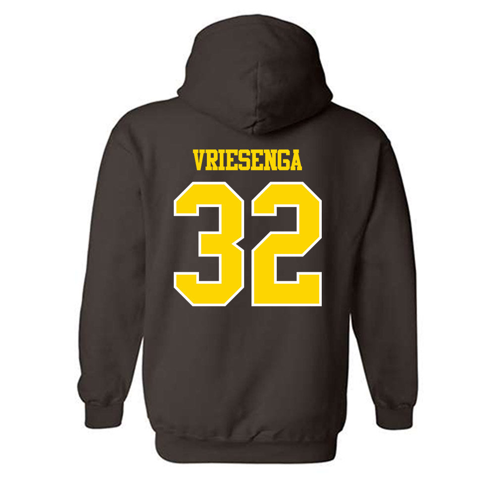 Western Michigan - NCAA Baseball : Zach Vriesenga - Classic Shersey Hooded Sweatshirt-1