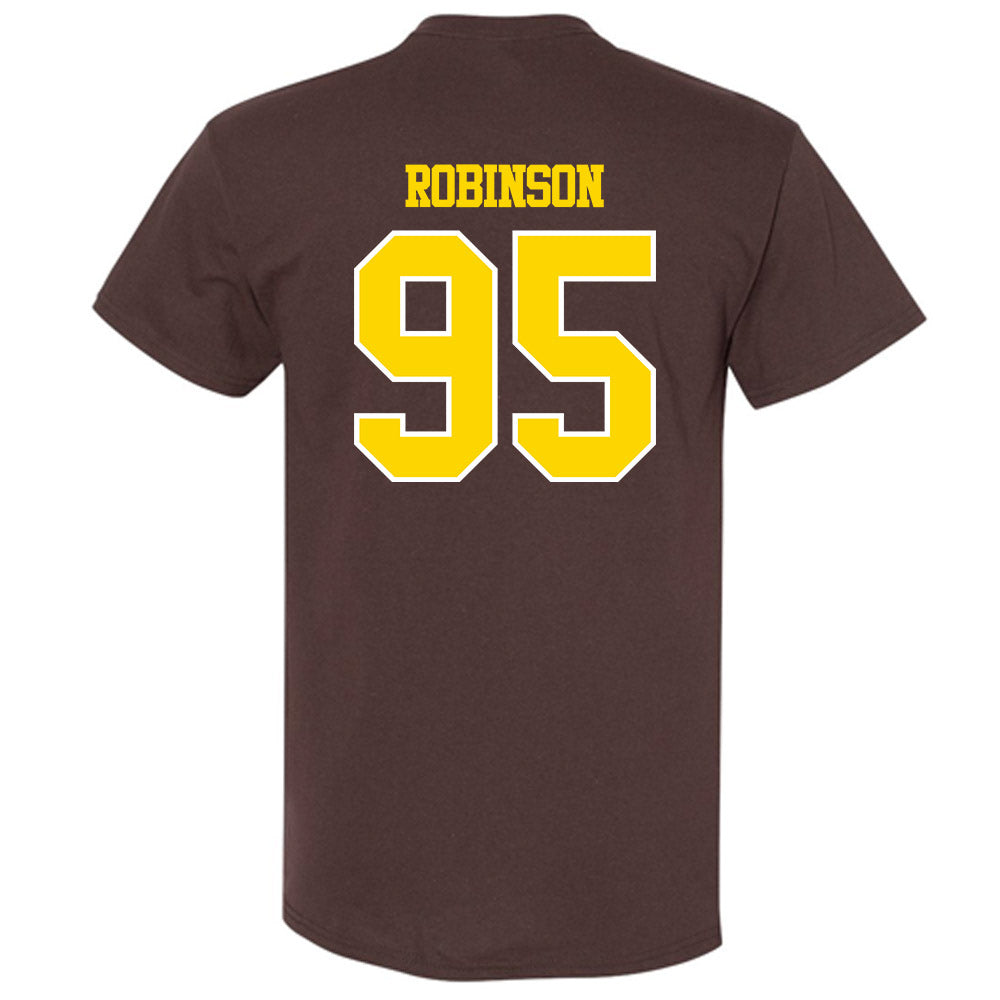 Western Michigan - NCAA Football : DeShawn Robinson - Classic Shersey T-Shirt-1