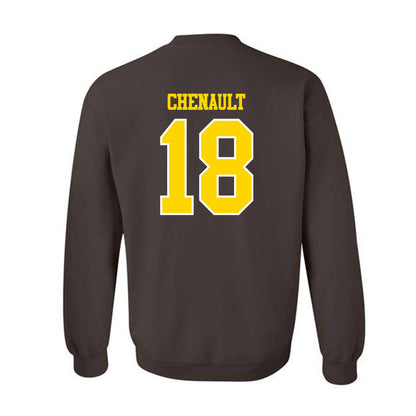 Western Michigan - NCAA Football : Aveion Chenault - Classic Shersey Crewneck Sweatshirt-1