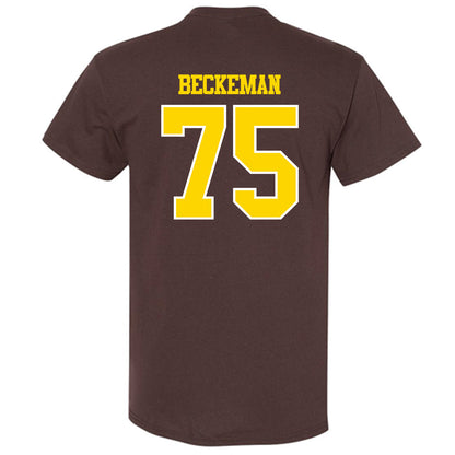 Western Michigan - NCAA Football : Spencer Beckeman - Classic Shersey T-Shirt-1