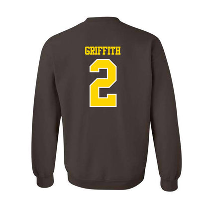 Western Michigan - NCAA Men's Basketball : Jalen Griffith - Classic Shersey Crewneck Sweatshirt-1