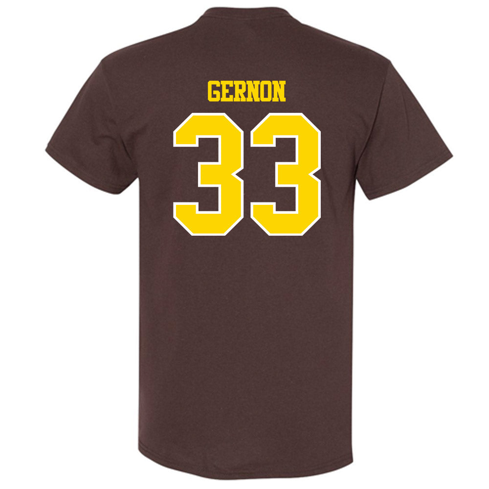 Western Michigan - NCAA Baseball : Jake Gernon - Classic Shersey T-Shirt-1