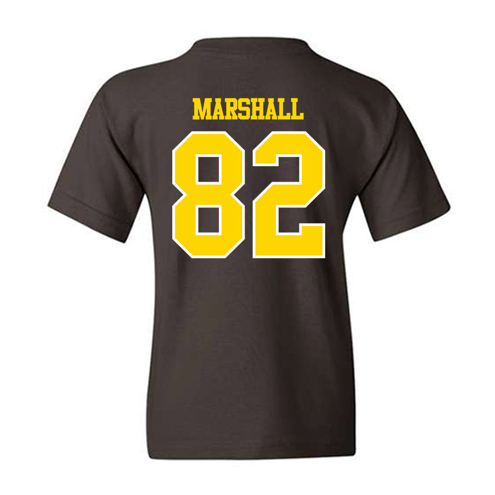 Western Michigan - NCAA Football : Terence Marshall - Classic Shersey Youth T-Shirt-1