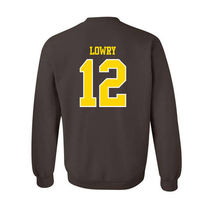 Western Michigan - NCAA Football : Broc Lowry - Classic Shersey Crewneck Sweatshirt-1