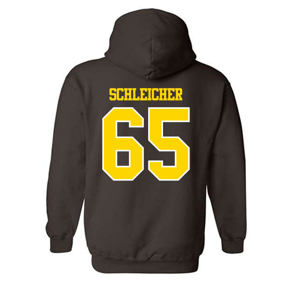 Western Michigan - NCAA Football : Jeremy Schleicher - Classic Shersey Hooded Sweatshirt-1