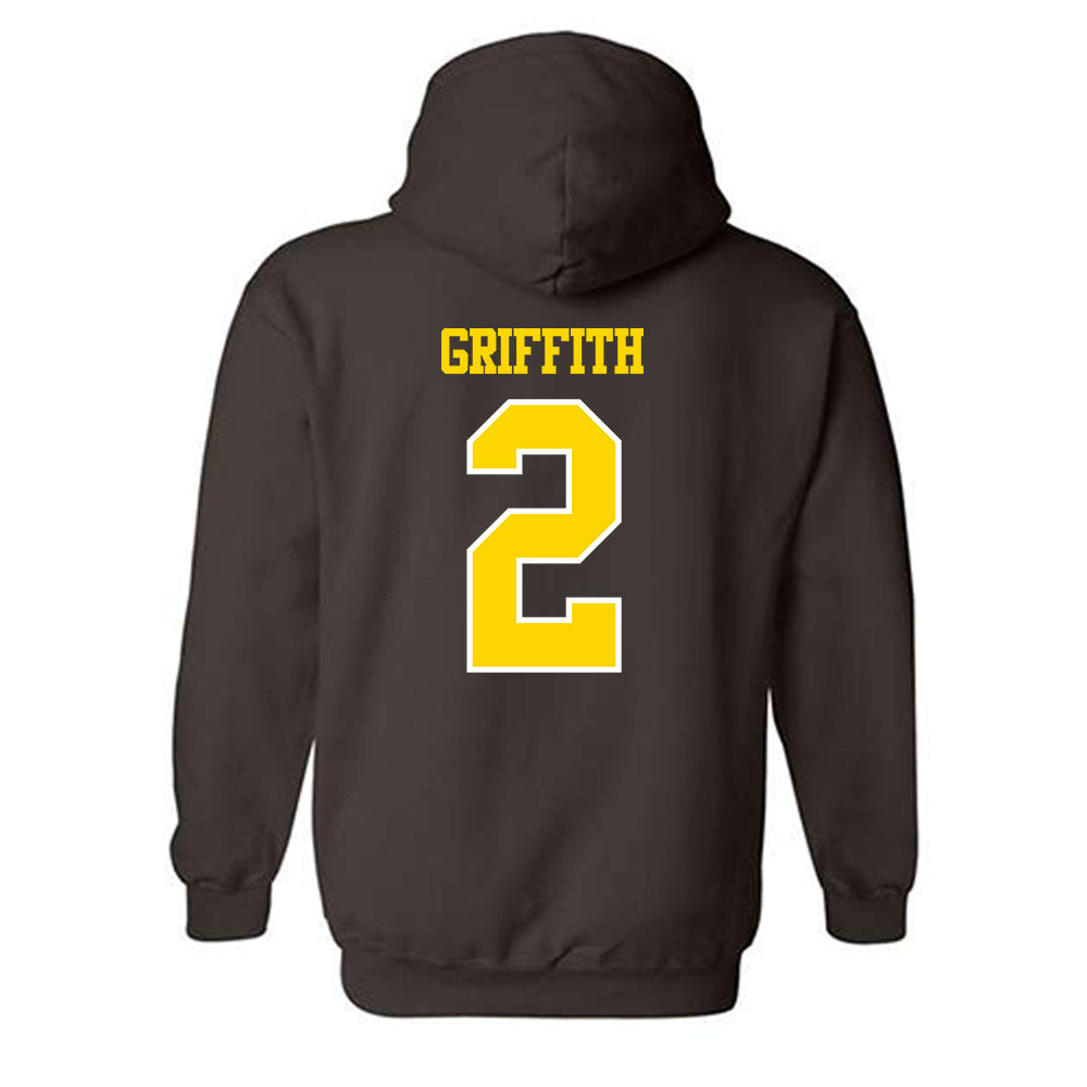 Western Michigan - NCAA Men's Basketball : Jalen Griffith - Classic Shersey Hooded Sweatshirt-1