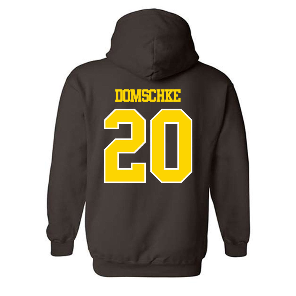 Western Michigan - NCAA Football : Palmer Domschke - Classic Shersey Hooded Sweatshirt-1