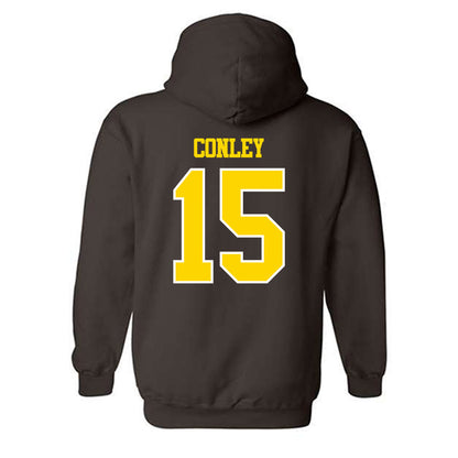 Western Michigan - NCAA Football : Cade Conley - Classic Shersey Hooded Sweatshirt-1