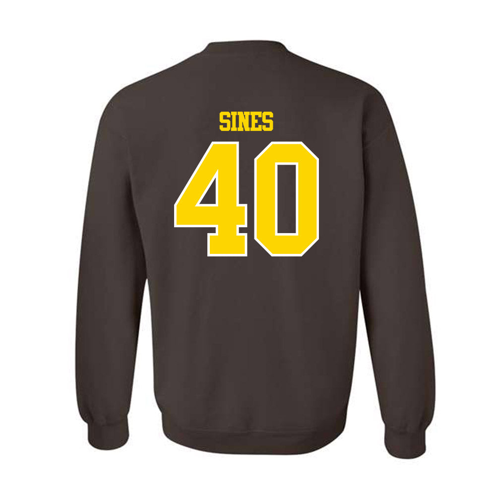 Western Michigan - NCAA Football : Nathan Sines - Classic Shersey Crewneck Sweatshirt-1