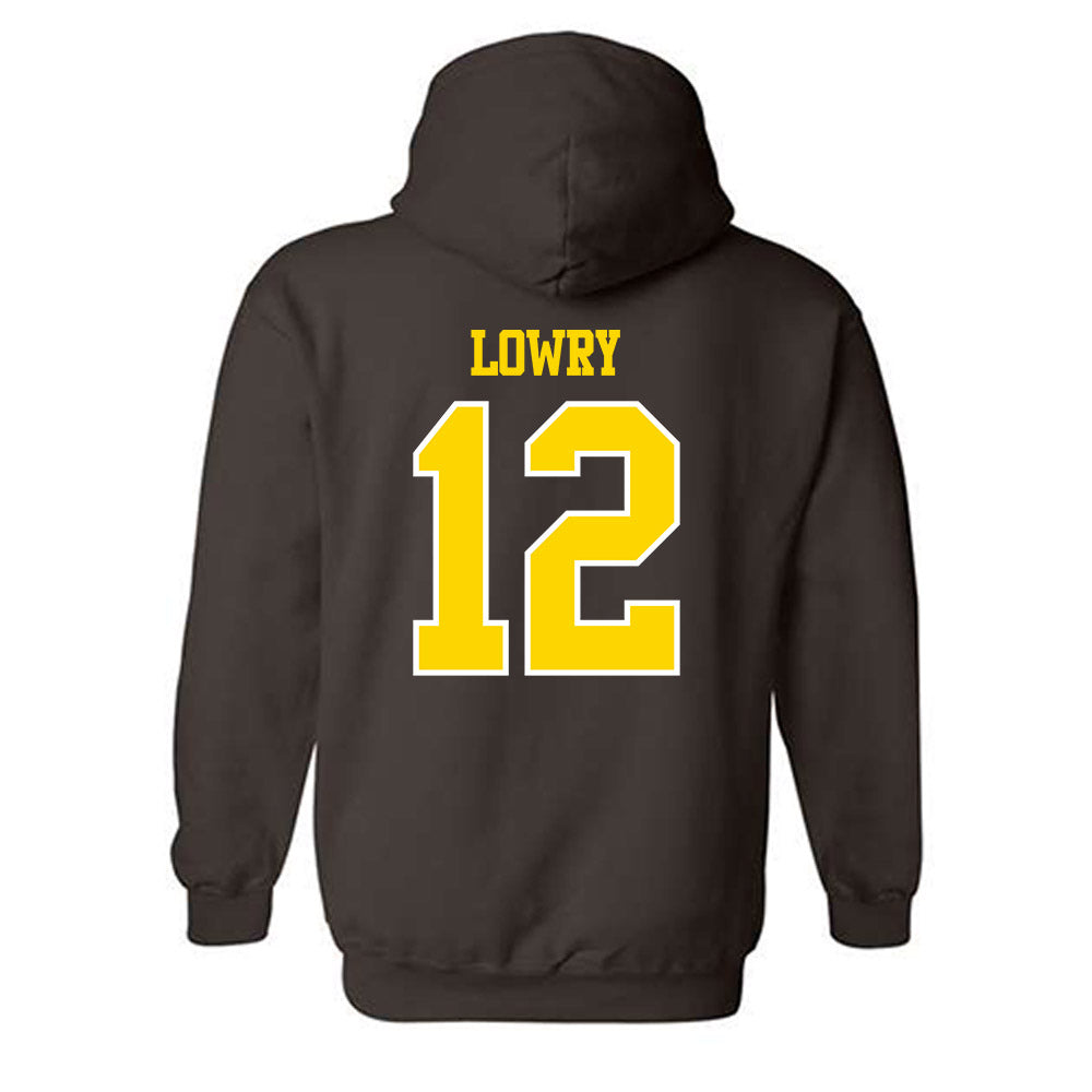 Western Michigan - NCAA Football : Broc Lowry - Classic Shersey Hooded Sweatshirt-1