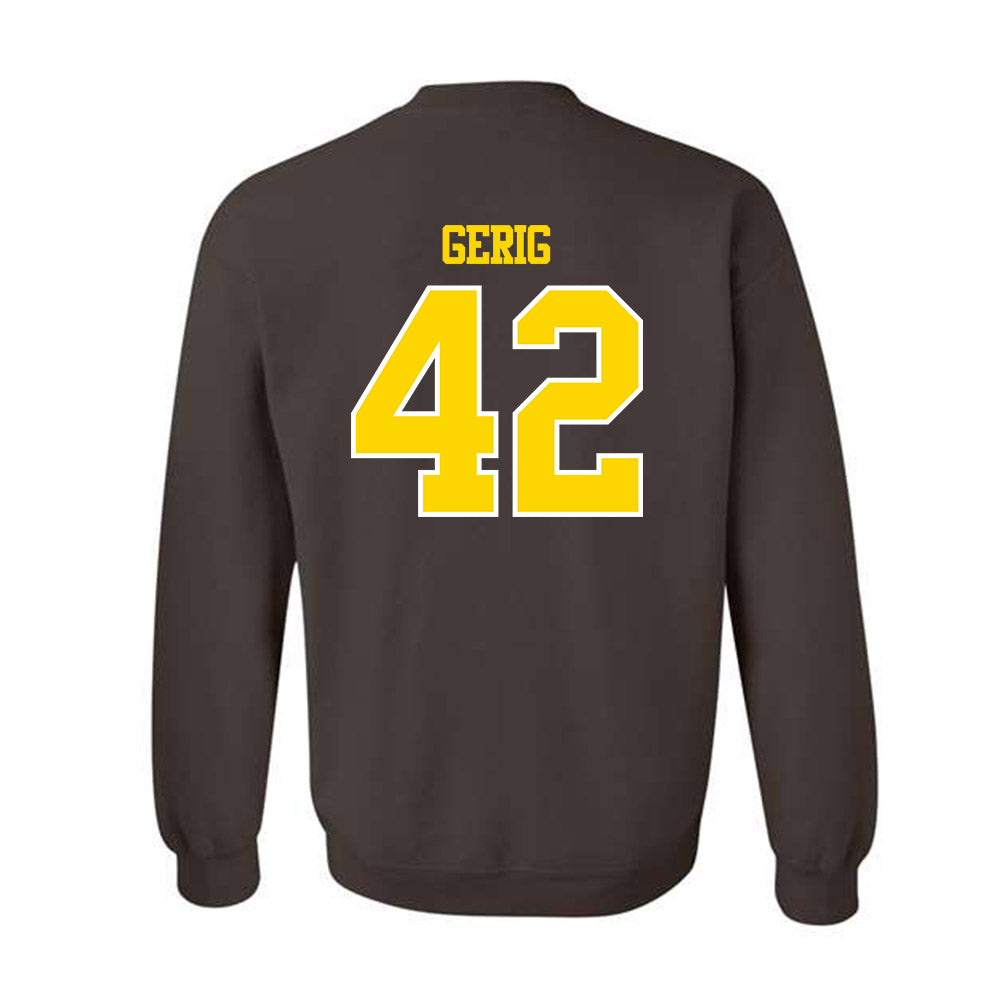 Western Michigan - NCAA Football : Will Gerig - Classic Shersey Crewneck Sweatshirt-1