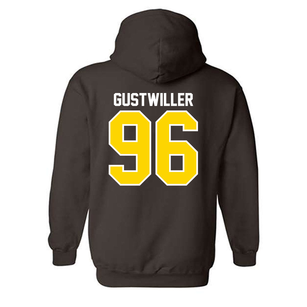 Western Michigan - NCAA Football : Dalton Gustwiller - Classic Shersey Hooded Sweatshirt-1