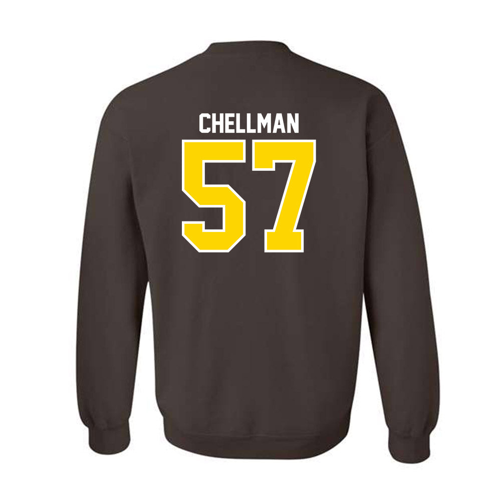 Western Michigan - NCAA Football : Jake Chellman - Classic Shersey Crewneck Sweatshirt-1