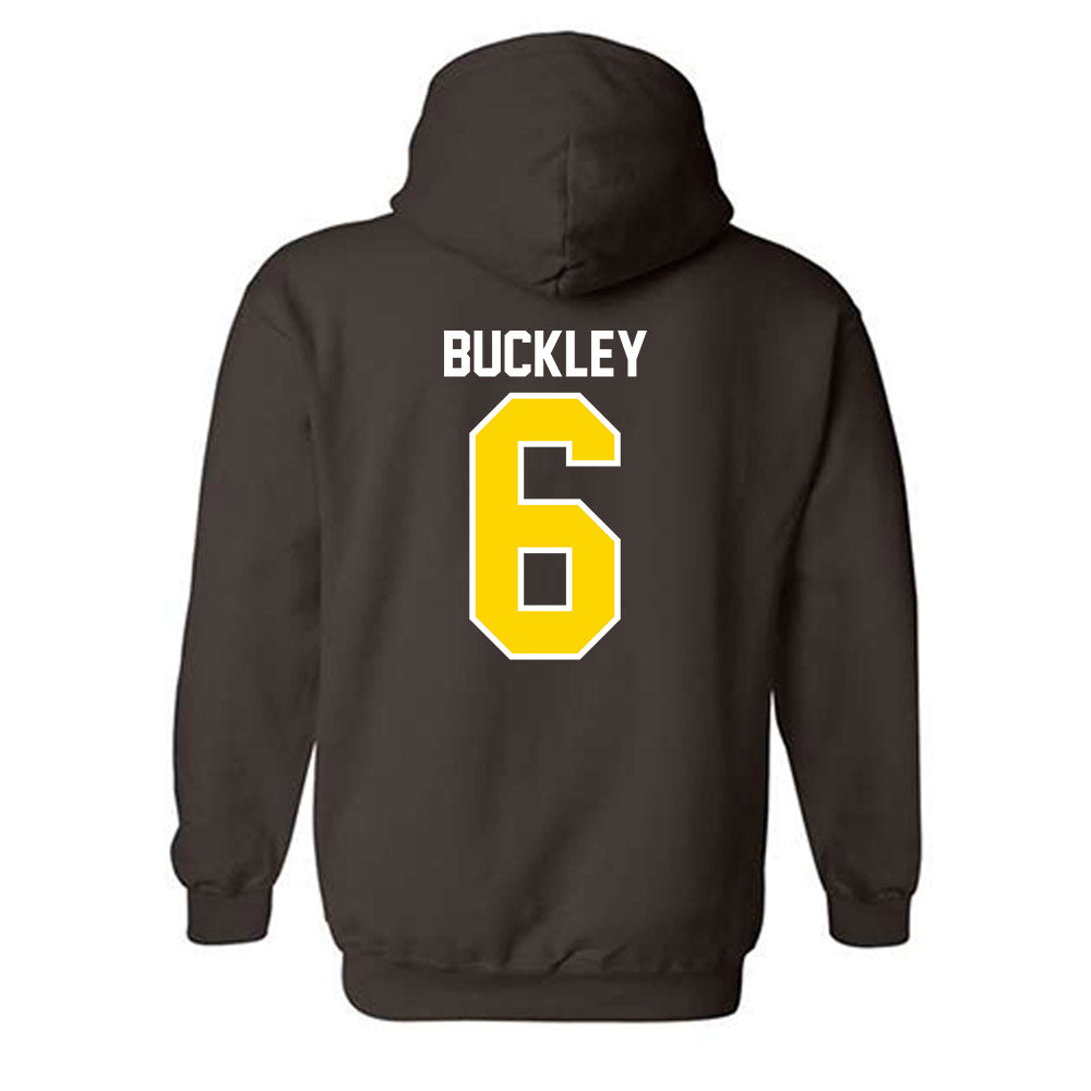 Western Michigan - NCAA Football : Jalen Buckley - Classic Shersey Hooded Sweatshirt-1