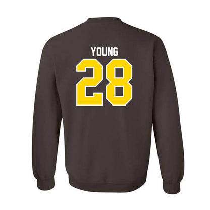 Western Michigan - NCAA Football : Jameson Young - Classic Shersey Crewneck Sweatshirt-1