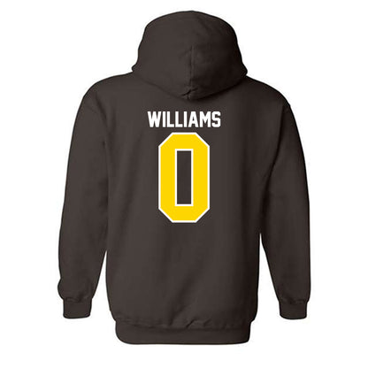 Western Michigan - NCAA Football : Talique Williams - Classic Shersey Hooded Sweatshirt-1