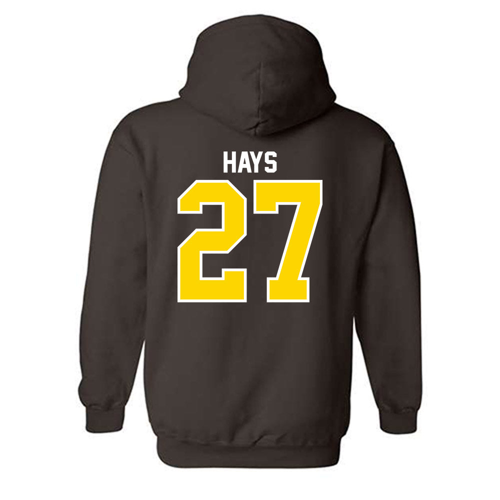 Western Michigan - NCAA Football : JR Hays - Classic Shersey Hooded Sweatshirt