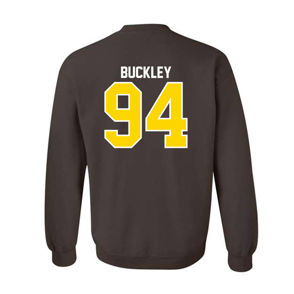 Western Michigan - NCAA Football : Jordan Buckley - Classic Shersey Crewneck Sweatshirt-1