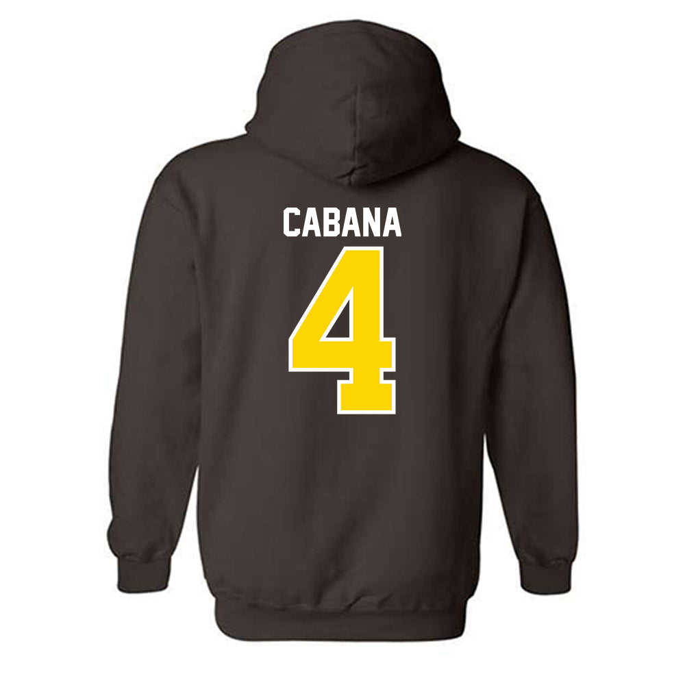 Western Michigan - NCAA Football : Cole Cabana - Classic Shersey Hooded Sweatshirt-1