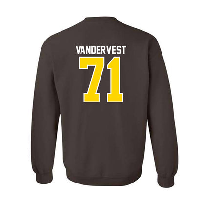 Western Michigan - NCAA Football : Adam Vandervest - Classic Shersey Crewneck Sweatshirt-1