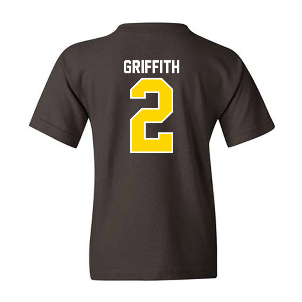 Western Michigan - NCAA Men's Basketball : Jalen Griffith - Classic Shersey Youth T-Shirt-1