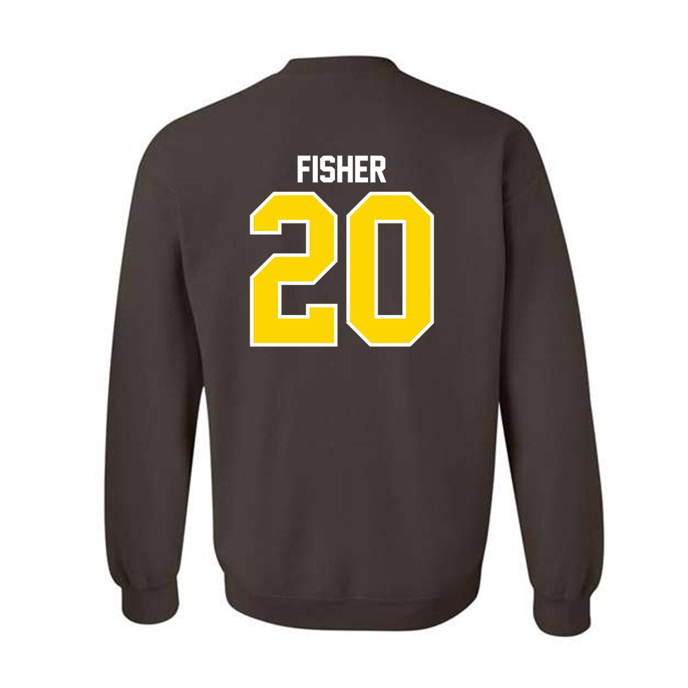Western Michigan - NCAA Football : Kershawn Fisher - Classic Shersey Crewneck Sweatshirt-1