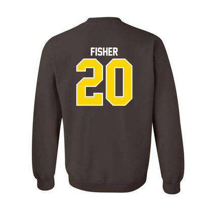 Western Michigan - NCAA Football : Kershawn Fisher - Classic Shersey Crewneck Sweatshirt-1