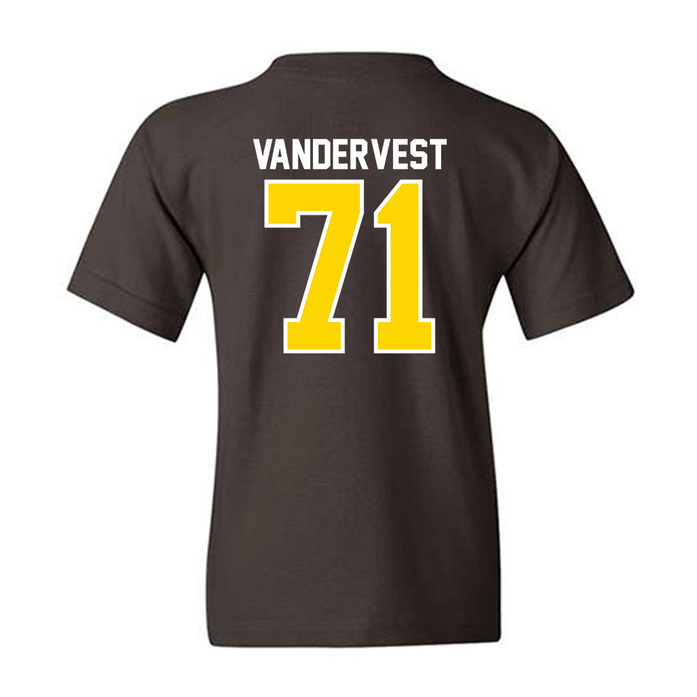 Western Michigan - NCAA Football : Adam Vandervest - Classic Shersey Youth T-Shirt-1