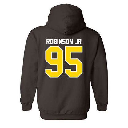 Western Michigan - NCAA Football : DeShawn Robinson Jr - Classic Shersey Hooded Sweatshirt-1