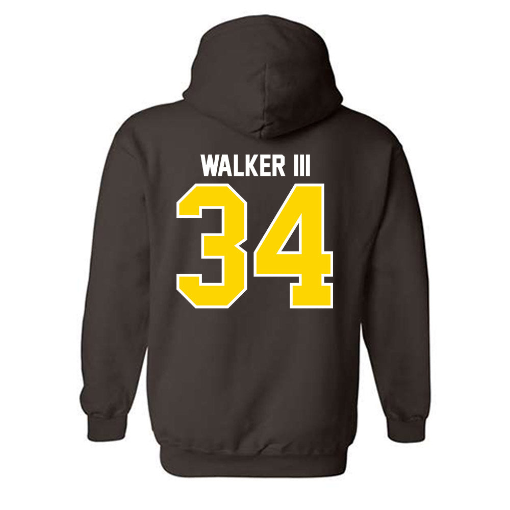 Western Michigan - NCAA Football : Versie Walker III - Classic Shersey Hooded Sweatshirt-1