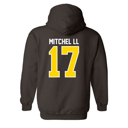 Western Michigan - NCAA Football : Jason Mitchel ll - Classic Shersey Hooded Sweatshirt-1
